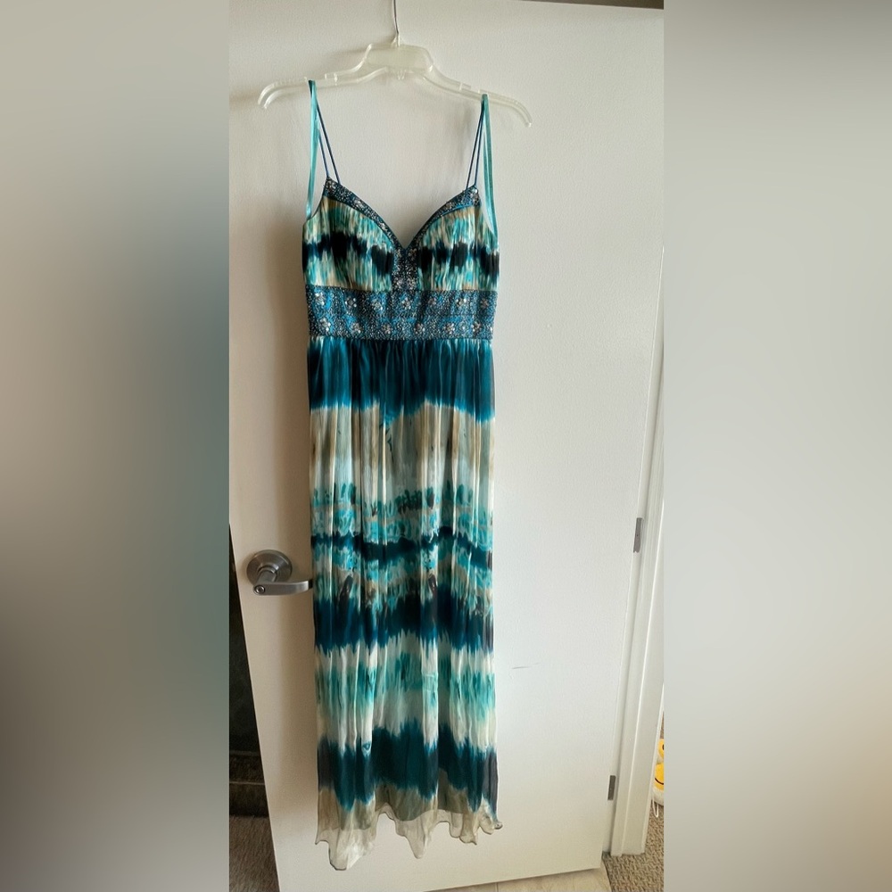 Gorgeous Multi Colored Maxi With Delicate Sequenc… - image 2